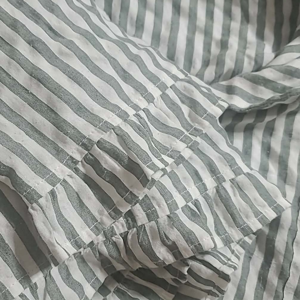 EUC 5X IVY CITY COTTON STRIPE SHORT PJS, SHORT SET